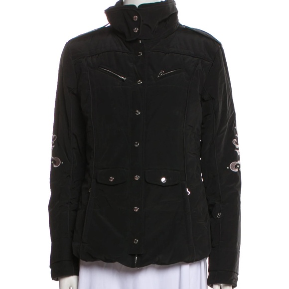 Bogner Ladies Down Ski Jacket embroidered- size 4 - Picture 2 of 8